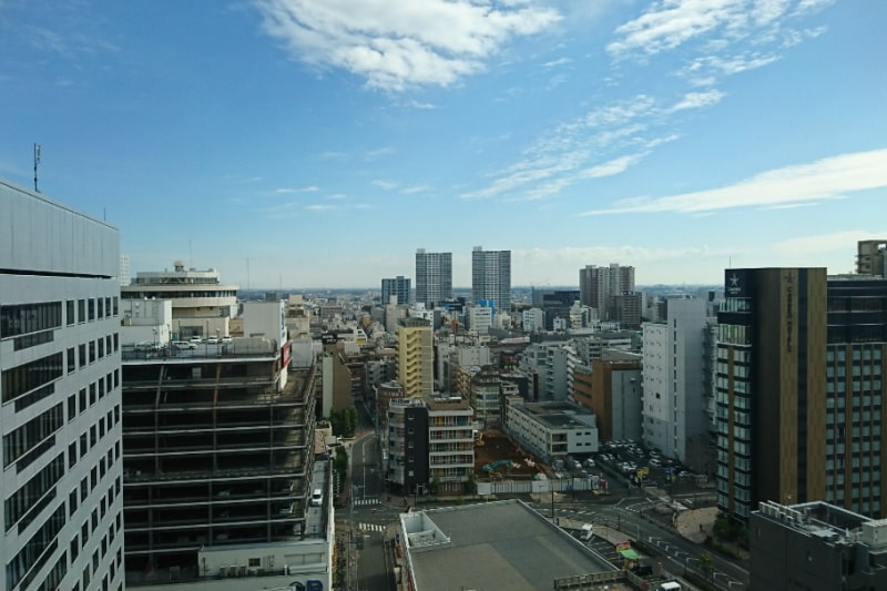 ビルからの風景