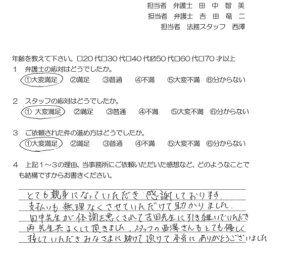 お客様の声（ご依頼者の声）評判・口コミ