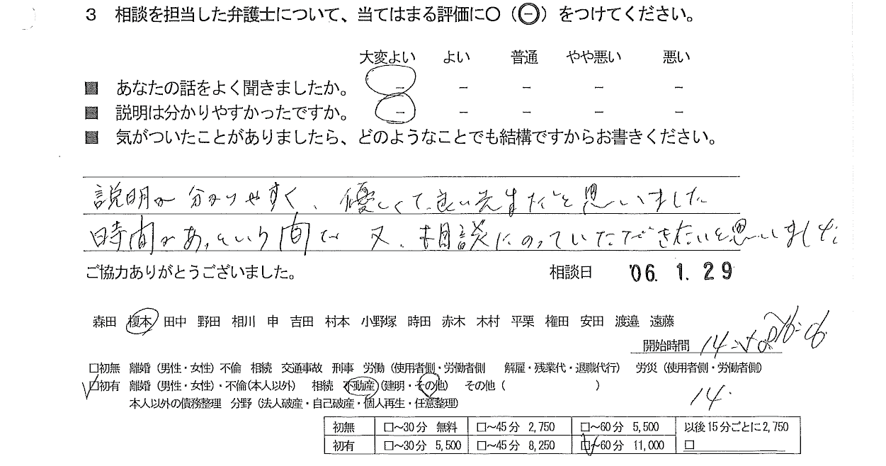 お客様の声