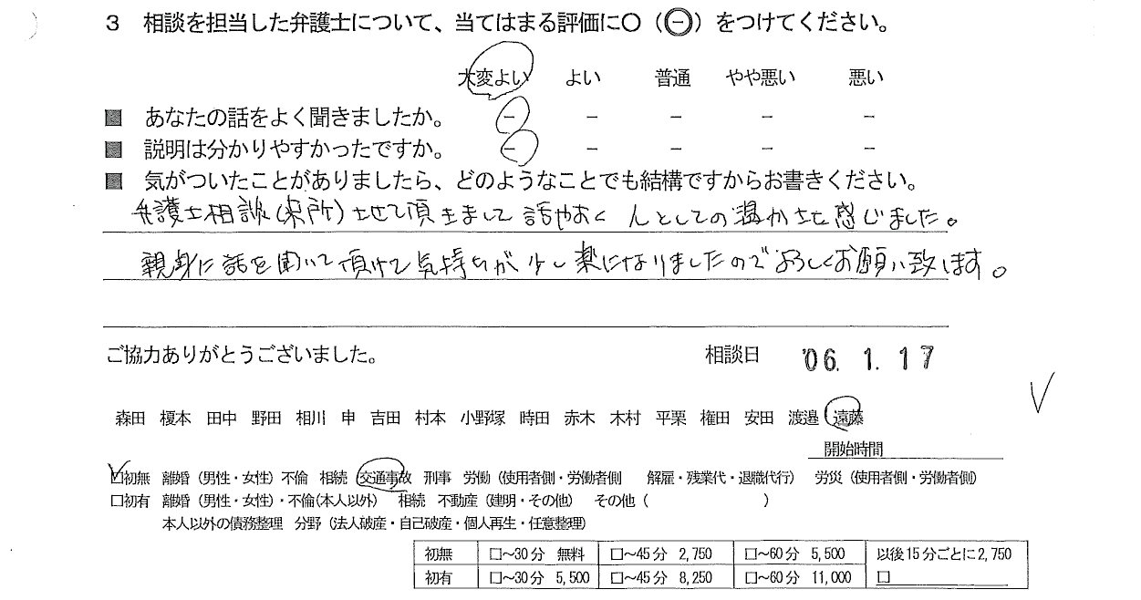 お客様の声