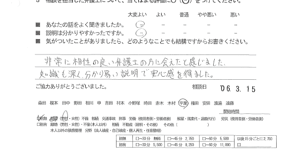 お客様の声