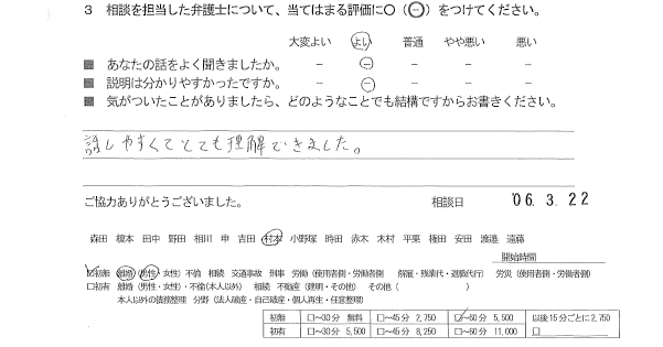 お客様の声