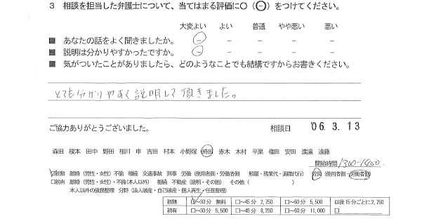 お客様の声