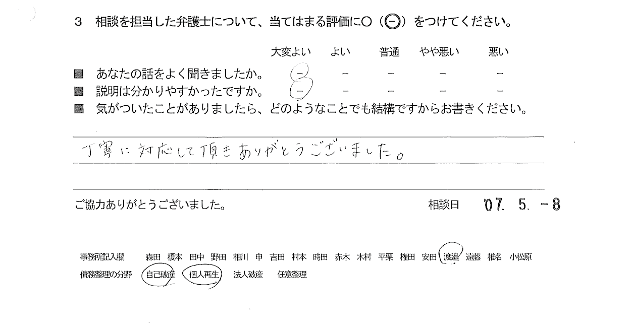 お客様の声
