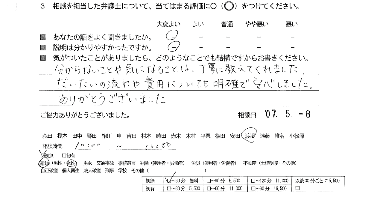 お客様の声