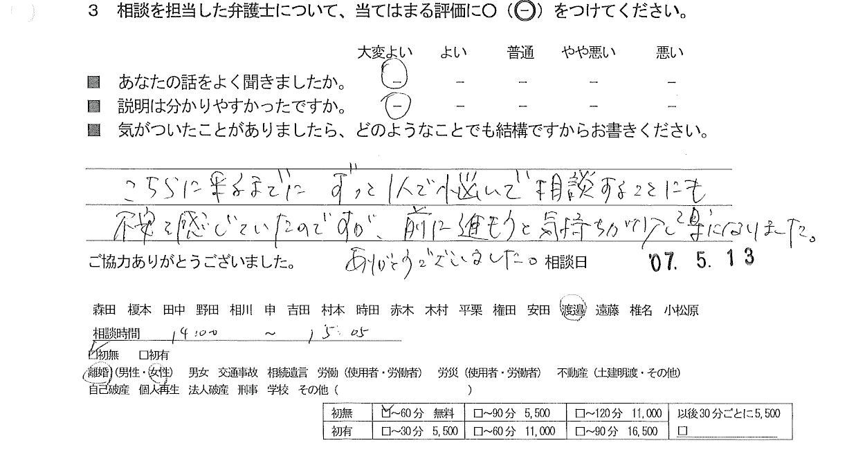 お客様の声