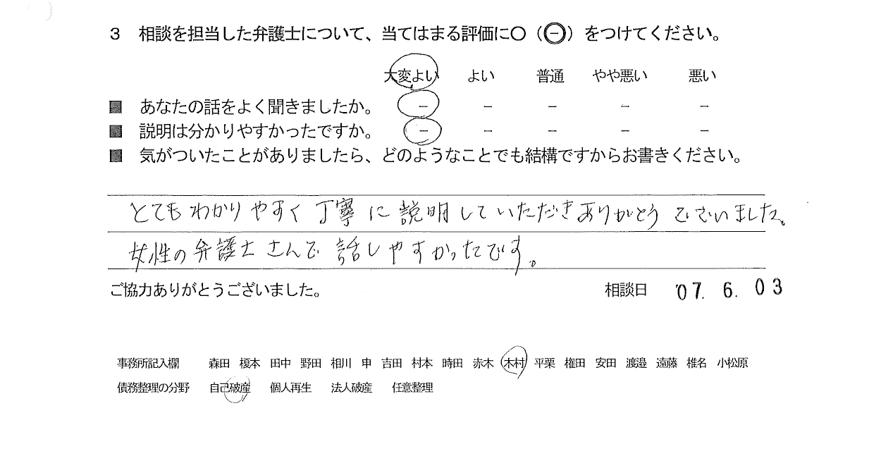 お客様の声