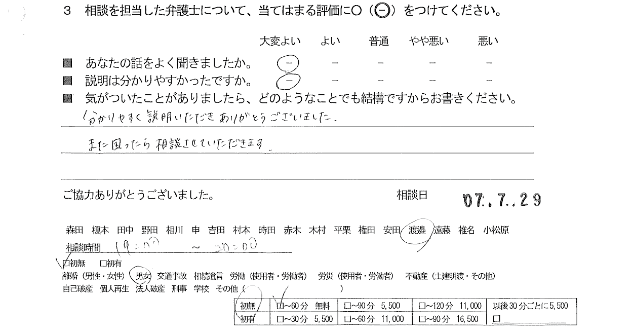 お客様の声