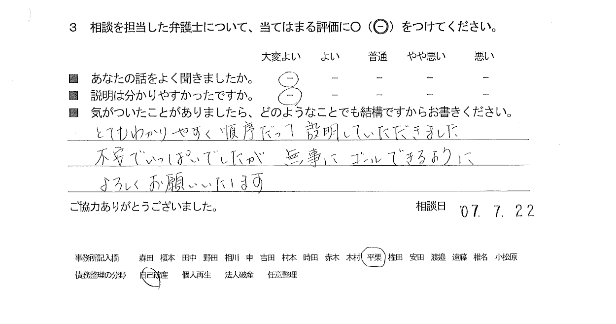 お客様の声